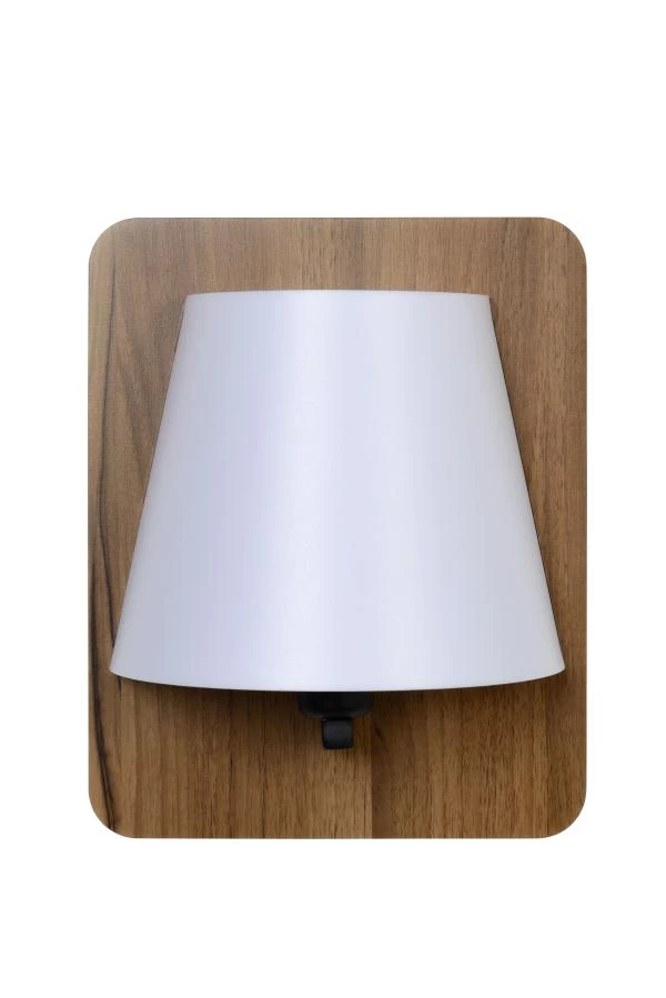 Lucide IDAHO - Wandlamp - 1xE14 - Bruin - uitgezet